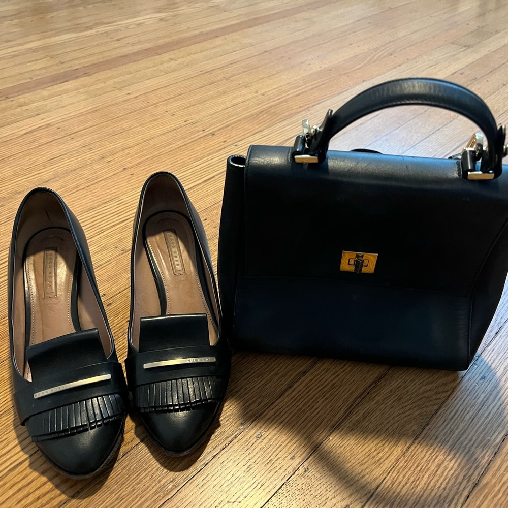 Hugo Boss Purse and shoes.